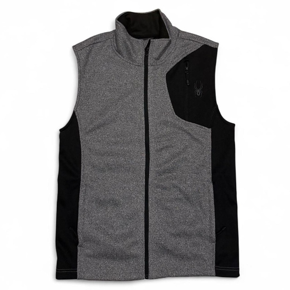 Spyder textured fleece vest
